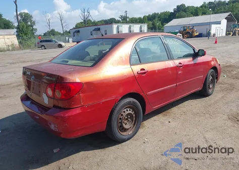 2005 Toyota Corolla Le z USA, uszkodzony, nr VIN JTDBR32E252066098